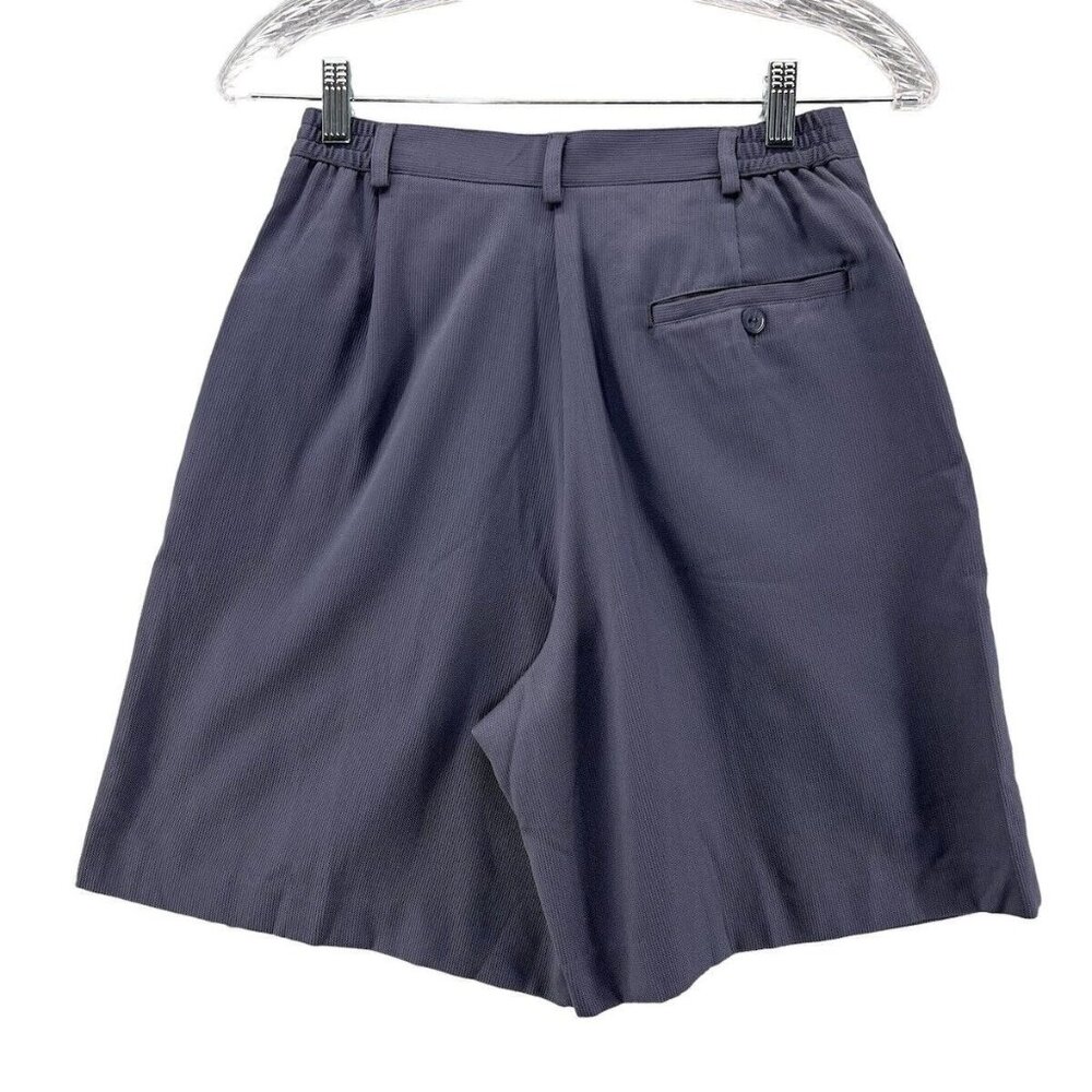 Bette & Court Womens Shorts Size 4 Gray Slate Signature Collection Polyester - Picture 2 of 9